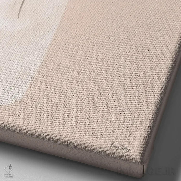 تابلو ظروف طبیعی I اثر بکی تورنز - نمای نزدیک بافت بوم