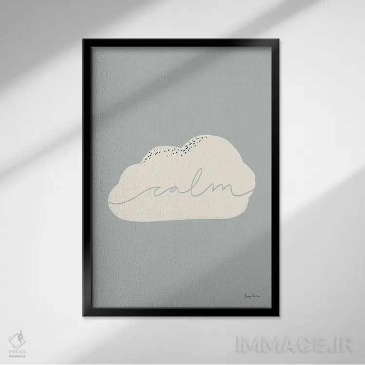 تابلو آرام III اثر بکی تورنز - نمای قابدار مشکی