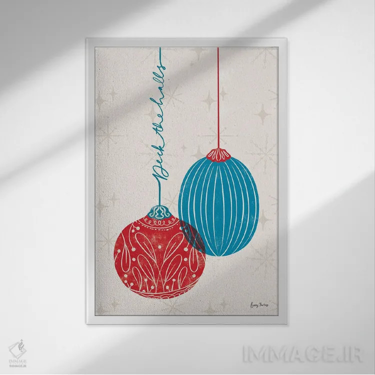 تابلو تزئینات رترو I (سبک قدیمی) اثر بکی تورنز - نمای قابدار سفید