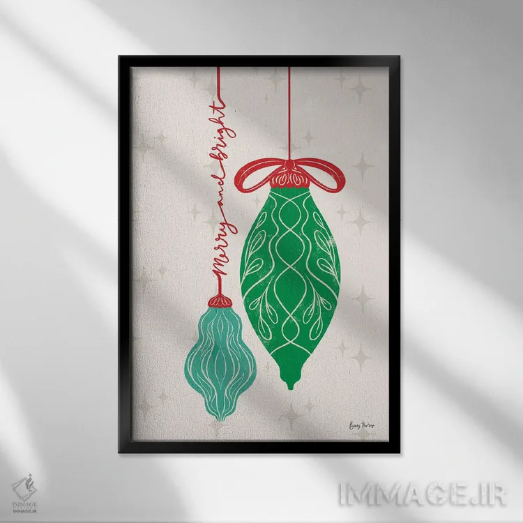 تابلو تزئینات رترو IV (سبک قدیمی) اثر بکی تورنز - نمای قابدار مشکی