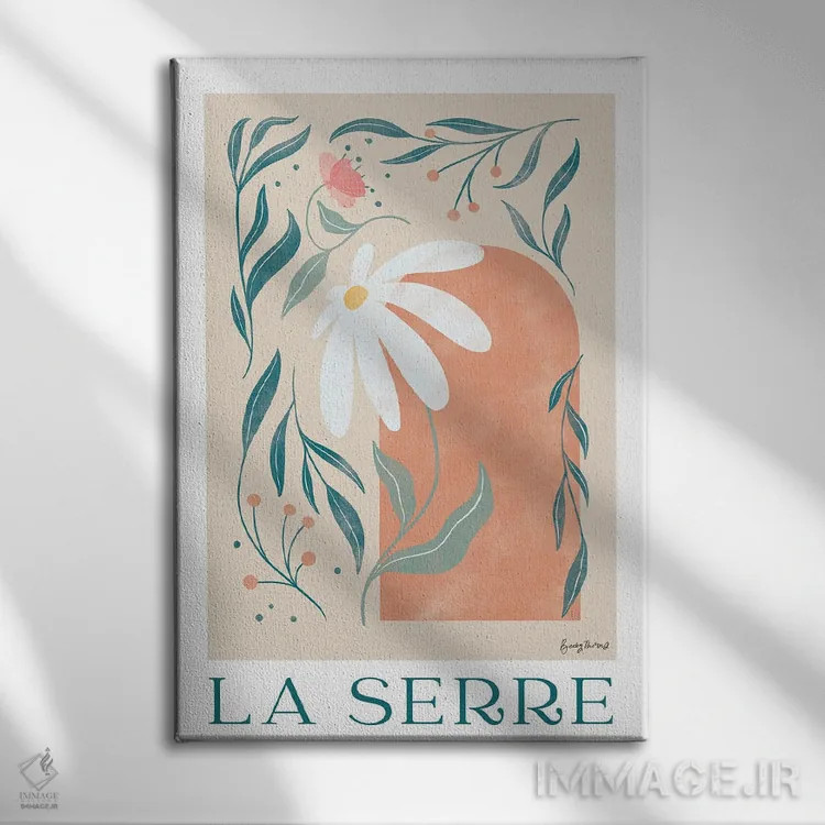 تابلو پوستر گیاهی II اثر بکی تورنز - نمای روبهرو روی دیوار