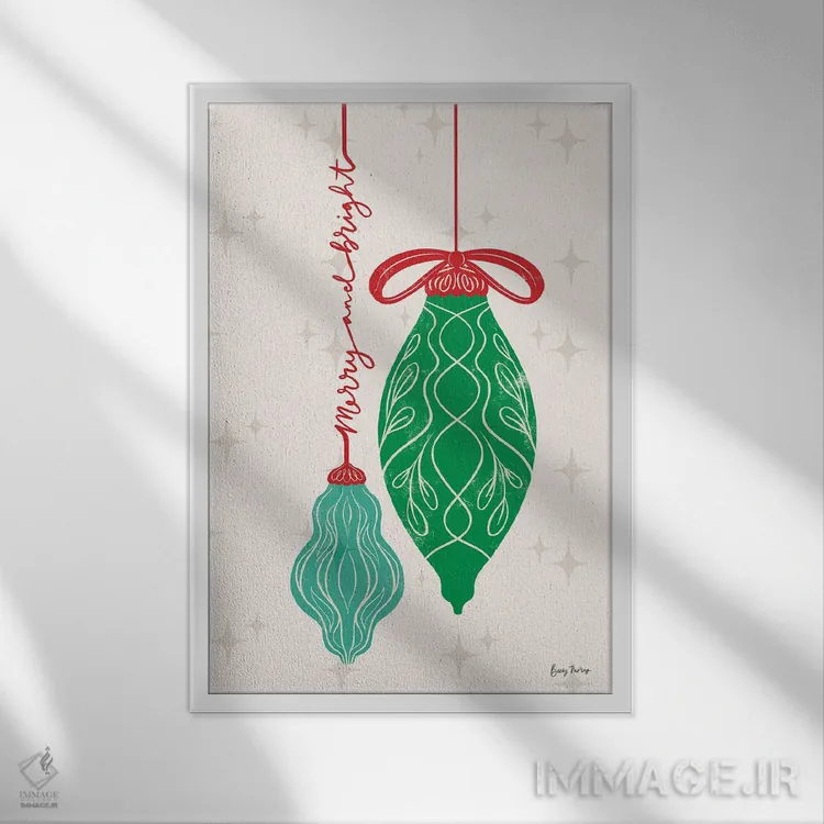 تابلو تزئینات رترو IV (سبک قدیمی) اثر بکی تورنز - نمای قابدار سفید