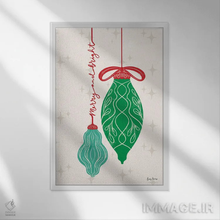 تابلو تزئینات رترو IV (سبک قدیمی) اثر بکی تورنز - نمای قابدار سفید