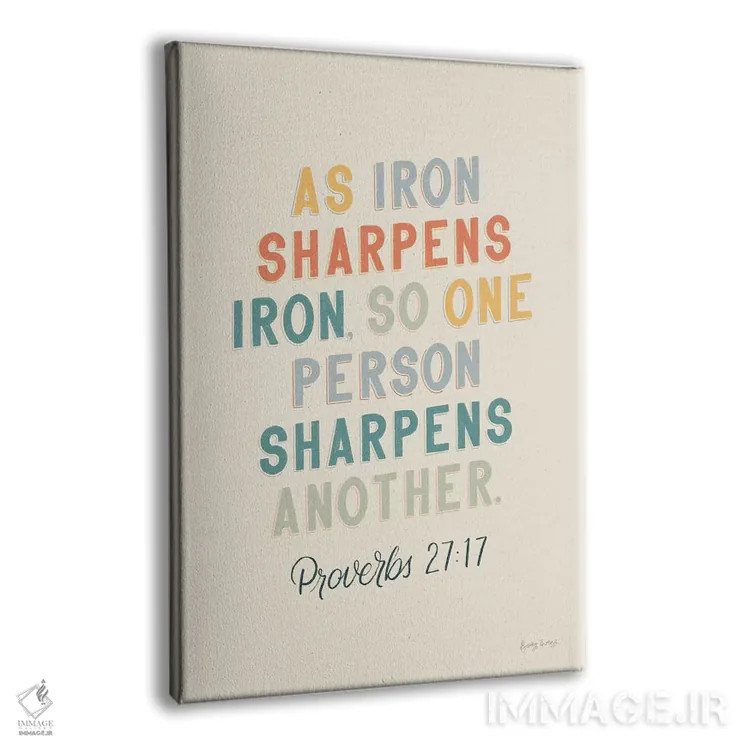 تابلو سخن انجیل III اثر بکی تورنز - نمای پرسپکتیو محصول