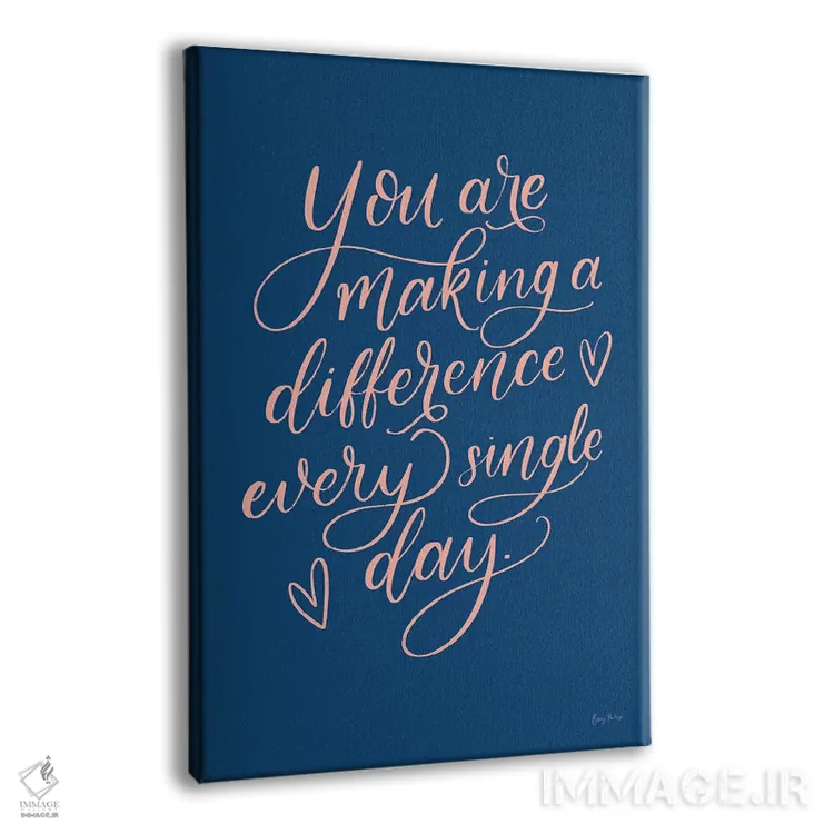 تابلو معلمان III (آبی) اثر بکی تورنز - نمای پرسپکتیو محصول