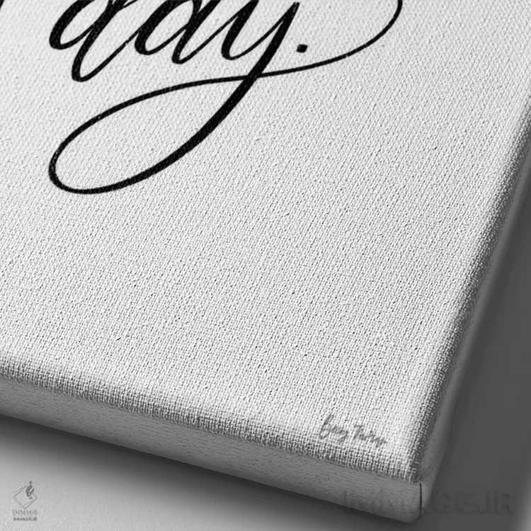 تابلو معلمان III اثر بکی تورنز - نمای نزدیک بافت بوم