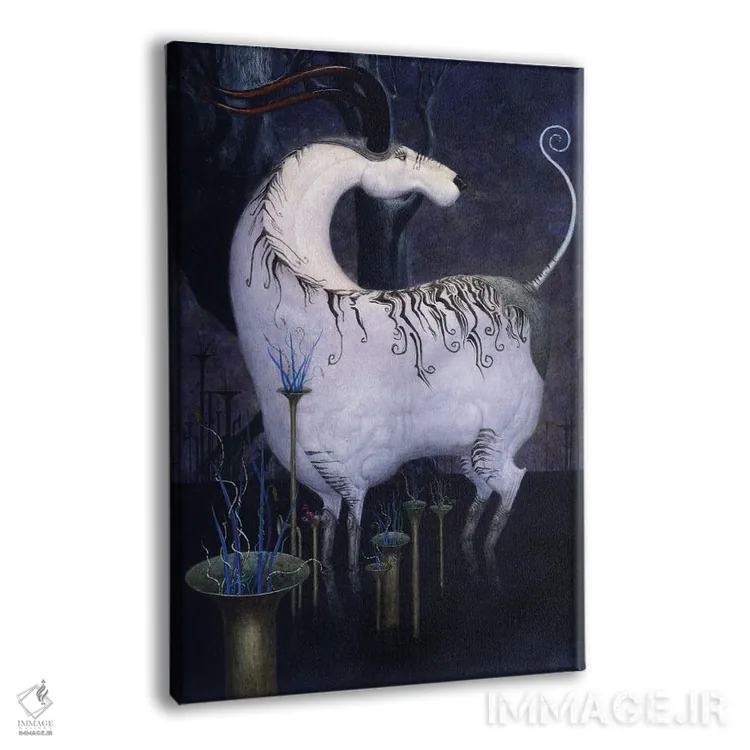 تابلو سفید شاخدار اثر بیل کارمن - نمای پرسپکتیو محصول