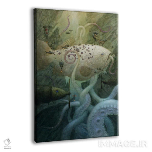 تابلو ماهیروها (شخصیت تخیلی) اثر بیل کارمن - نمای پرسپکتیو محصول