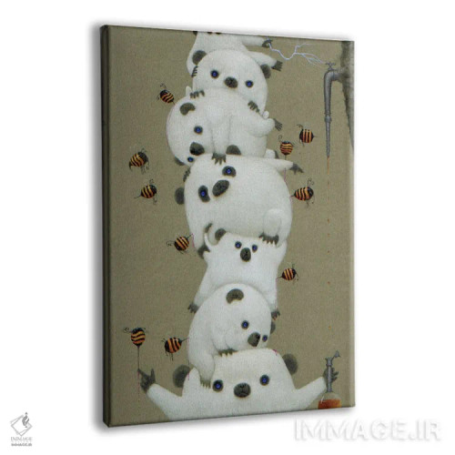 تابلو خطر عسل اثر بیل کارمن - نمای پرسپکتیو محصول