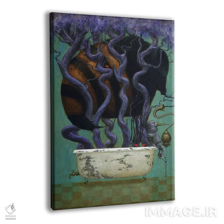 تابلو مکیدن عسل اثر بیل کارمن - نمای پرسپکتیو محصول