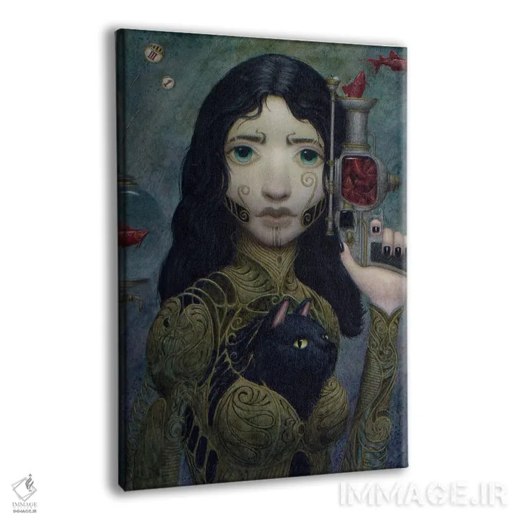 تابلو قلب اثر بیل کارمن - نمای پرسپکتیو محصول