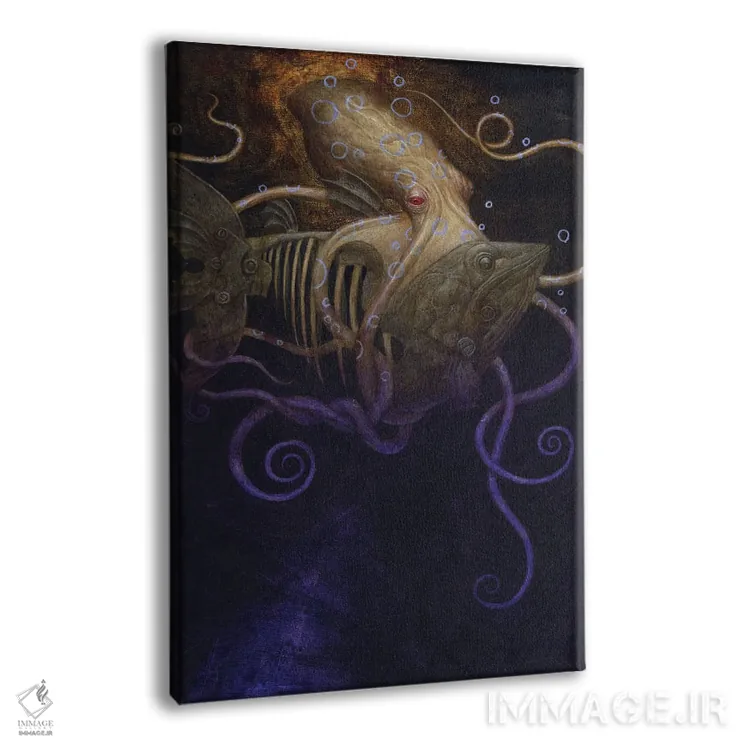 تابلو گم کردن حلقهها اثر بیل کارمن - نمای پرسپکتیو محصول