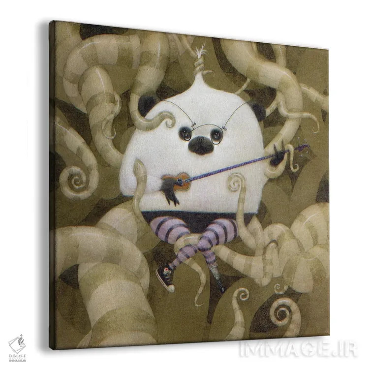 تابلو یوکلله گردندراز (آلت موسیقی) اثر بیل کارمن - نمای پرسپکتیو محصول