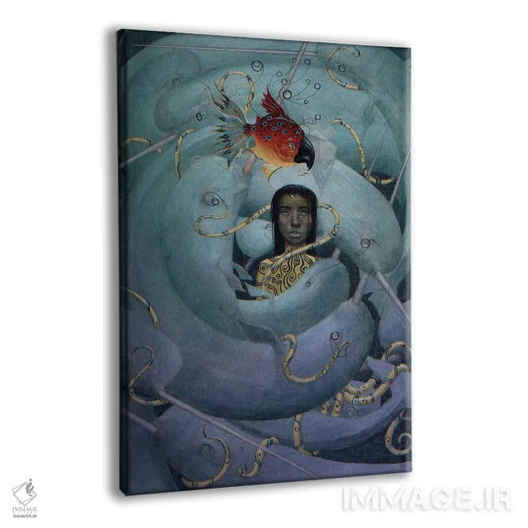 تابلو اختاپوسسنج (واژه ترکیبی تخیلی) اثر بیل کارمن - نمای پرسپکتیو محصول