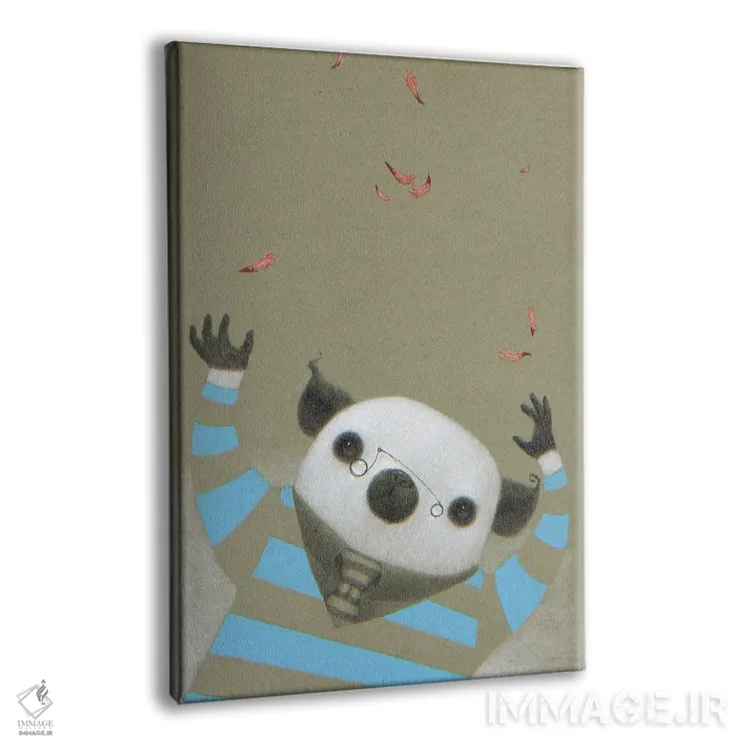 تابلو بازیگر پرندهباز (شخصی که پرندهها را بازی میدهد) اثر بیل کارمن - نمای پرسپکتیو محصول