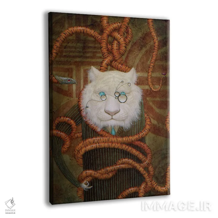 تابلو ببرمار (گونه مار) اثر بیل کارمن - نمای پرسپکتیو محصول