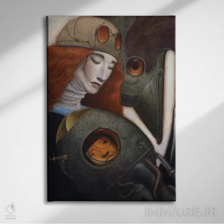 تابلو عینک مشترک اثر بیل کارمن - نمای روبهرو روی دیوار