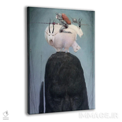 تابلو یورش / حمله اثر بیل کارمن - نمای پرسپکتیو محصول