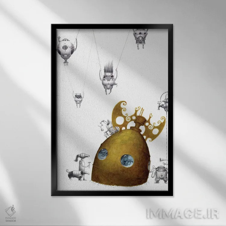 تابلو تیم خنثیسازی بمب اثر بیل کارمن - نمای قابدار مشکی