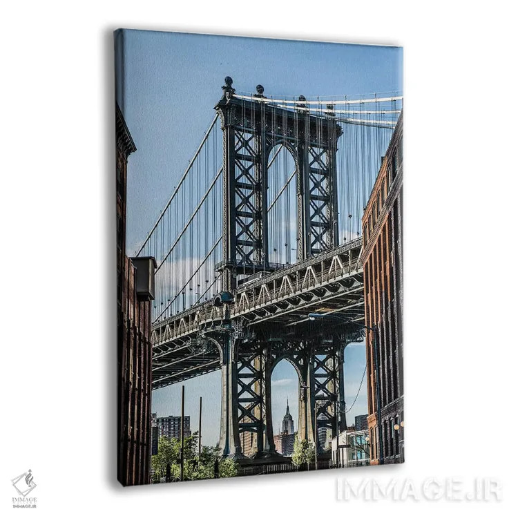 تابلو پل منهتن اثر عکاسی بیل کارسون - نمای پرسپکتیو محصول