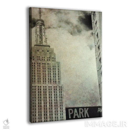 تابلو نمای خیابان پارک (سپیا) اثر عکاسی بیل کارسون - نمای پرسپکتیو محصول
