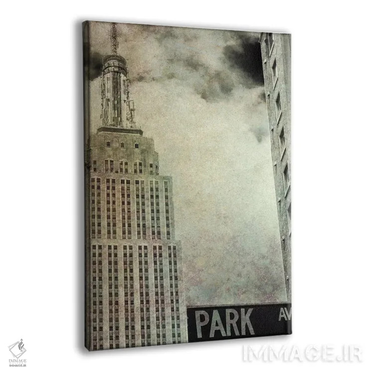 تابلو نمای خیابان پارک (سپیا) اثر عکاسی بیل کارسون - نمای پرسپکتیو محصول