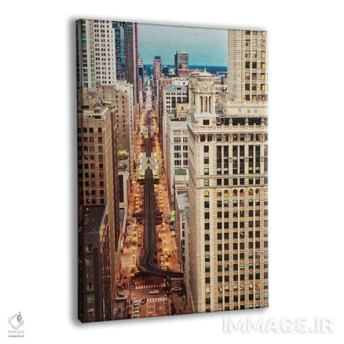 تابلو نمای شهر اثر عکاسی بیل کارسون - نمای پرسپکتیو محصول