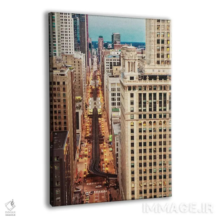 تابلو نمای شهر اثر عکاسی بیل کارسون - نمای پرسپکتیو محصول
