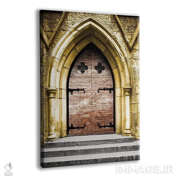 تابلو در طلایی کلیسا II اثر عکاسی بیل کارسون - نمای پرسپکتیو محصول