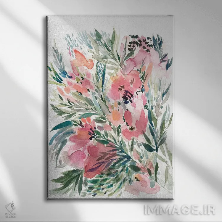 تابلو دستهگل گلها IV اثر آلبینا براتچِوا - نمای روبهرو روی دیوار