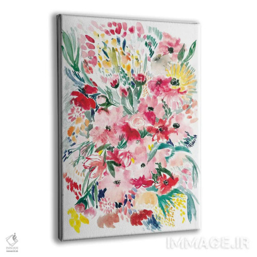 تابلو مزرعهٔ گل I اثر آلبینا براتچِوا - نمای پرسپکتیو محصول