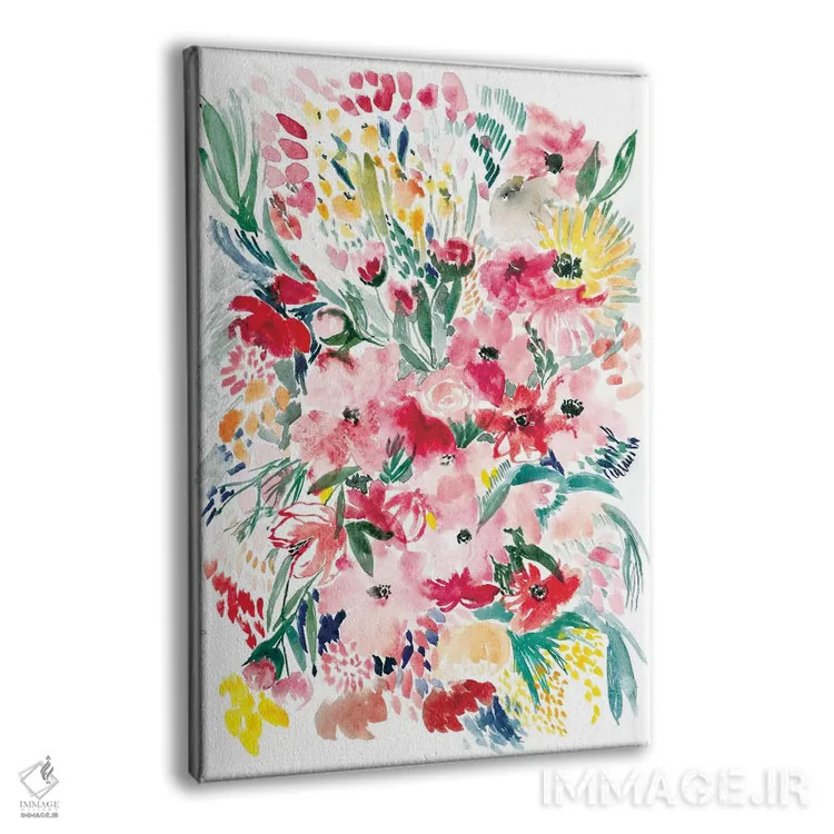 تابلو مزرعهٔ گل I اثر آلبینا براتچِوا - نمای پرسپکتیو محصول