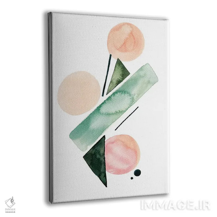 تابلو هندسه I اثر آلبینا براتچِوا - نمای پرسپکتیو محصول