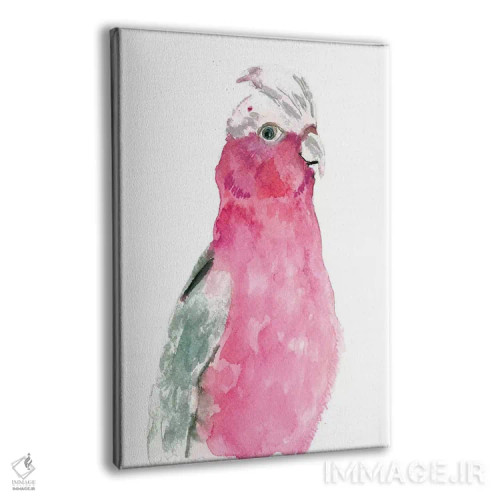 تابلو پرهای فوشیا اثر آلبینا براتچِوا - نمای پرسپکتیو محصول