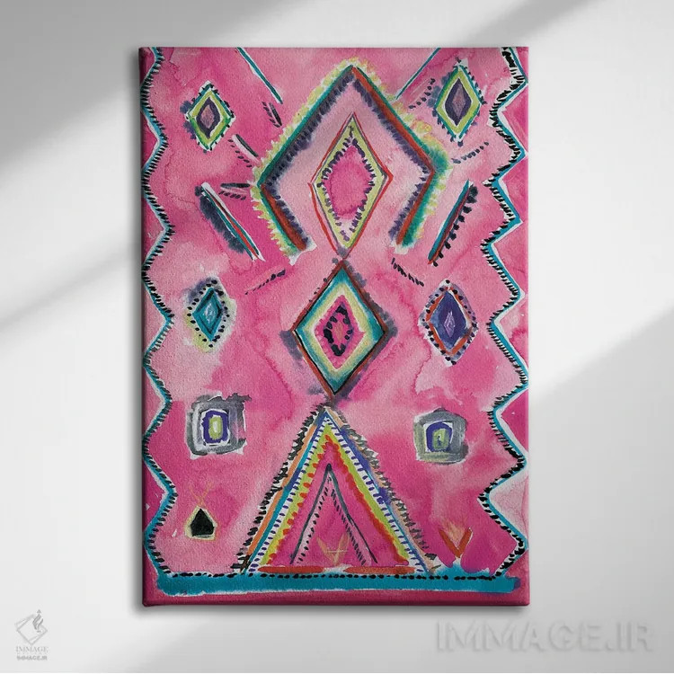 تابلو جواهرات اثر آلبینا براتچِوا - نمای روبهرو روی دیوار