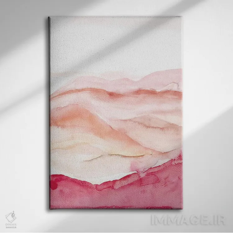 تابلو بیابان موهاوی (آمریکا) اثر آلبینا براتچِوا - نمای روبهرو روی دیوار