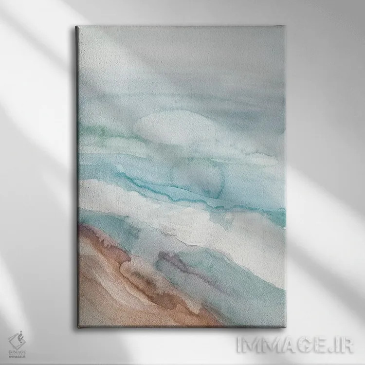 تابلو نسیم اقیانوس اثر آلبینا براتچِوا - نمای روبهرو روی دیوار