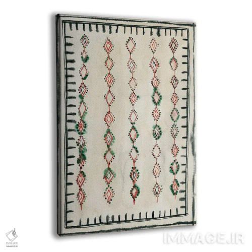 تابلو فرش مراکشی II اثر آلبینا براتچِوا - نمای پرسپکتیو محصول