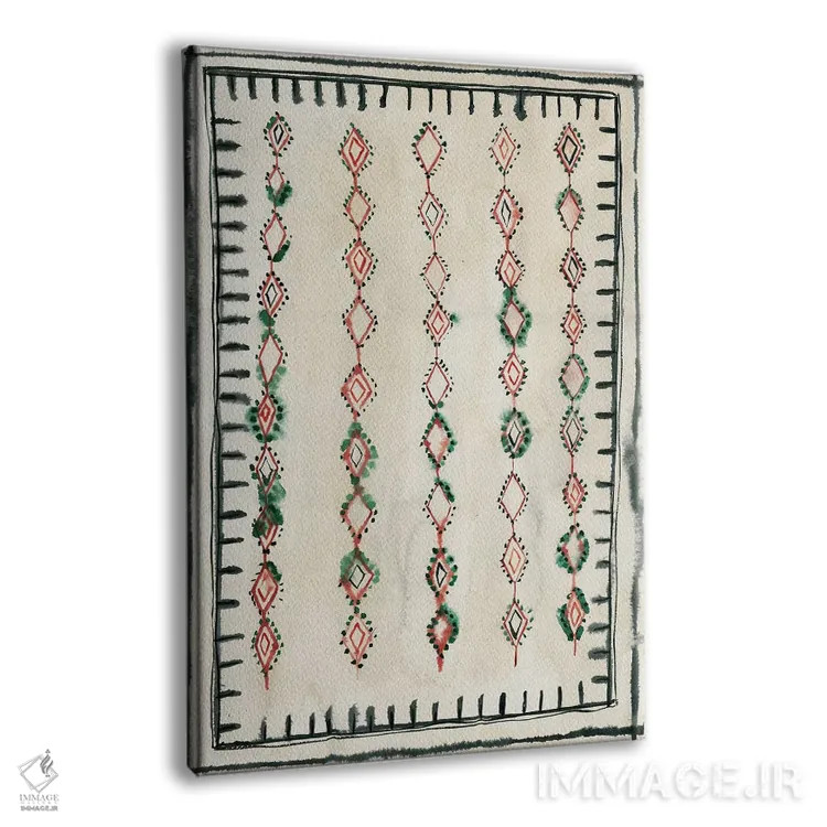 تابلو فرش مراکشی II اثر آلبینا براتچِوا - نمای پرسپکتیو محصول