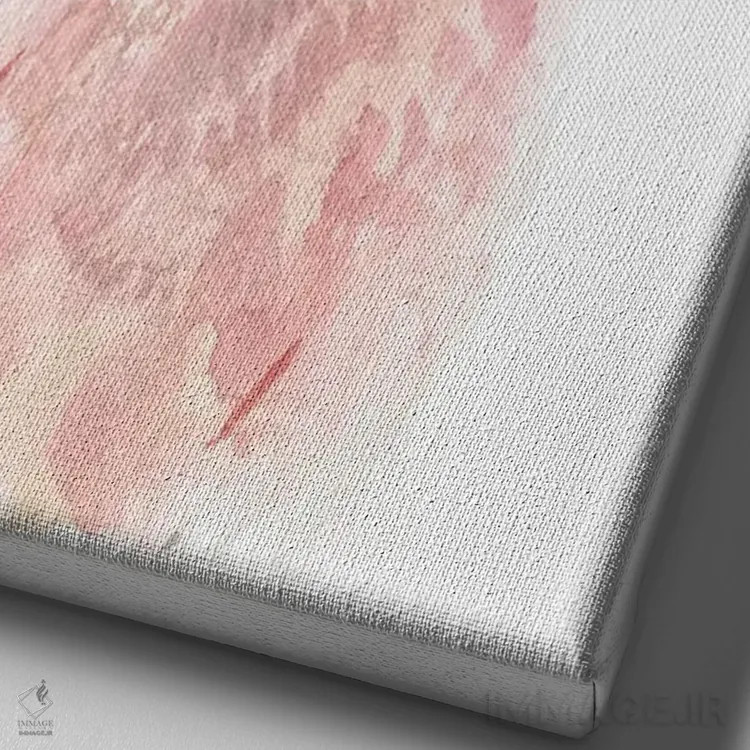 تابلو موهاک (مدل مو) اثر آلبینا براتچِوا - نمای نزدیک بافت بوم