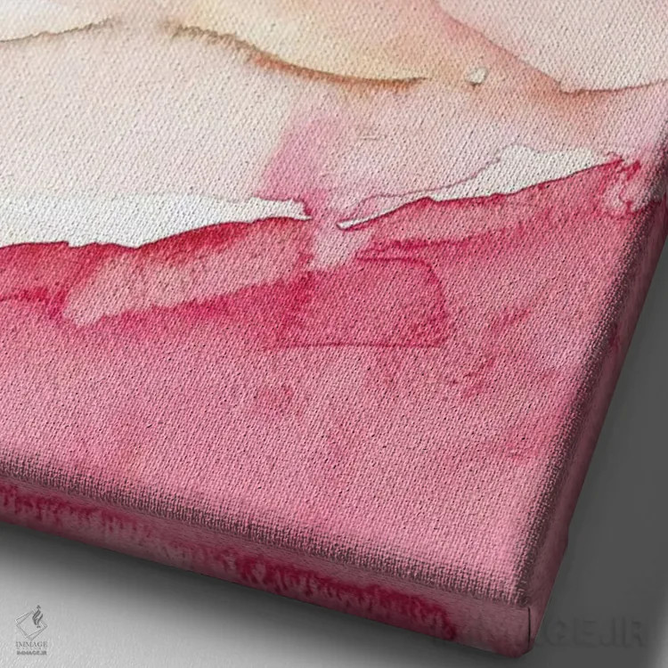 تابلو بیابان موهاوی (آمریکا) اثر آلبینا براتچِوا - نمای نزدیک بافت بوم