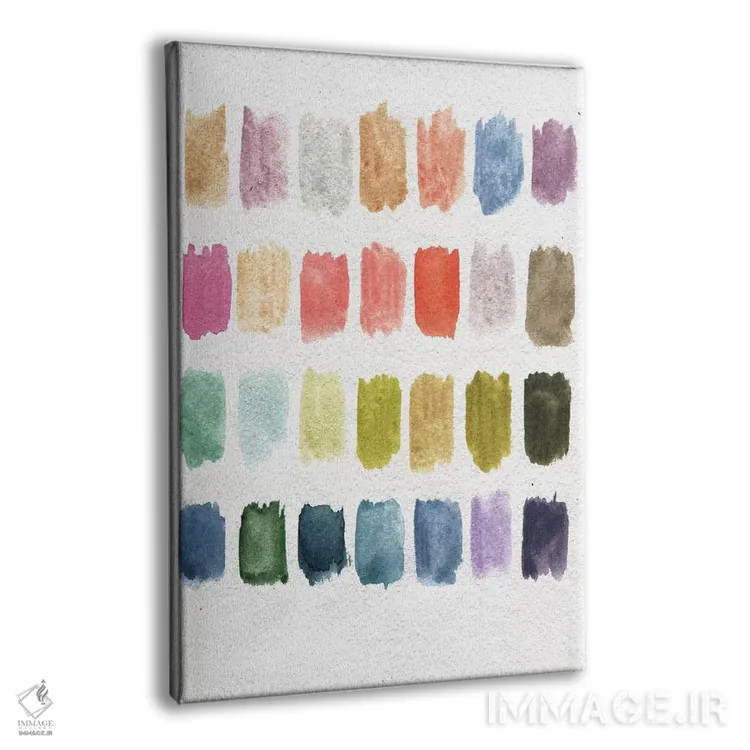 تابلو پالت رنگ اثر آلبینا براتچِوا - نمای پرسپکتیو محصول