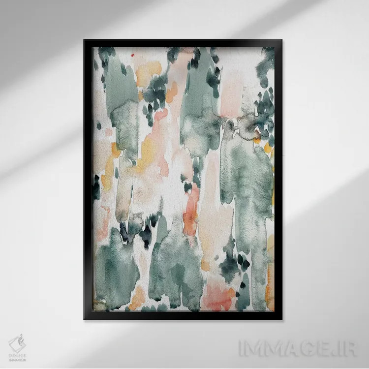 تابلو سرسبز اثر آلبینا براتچِوا - نمای قابدار مشکی