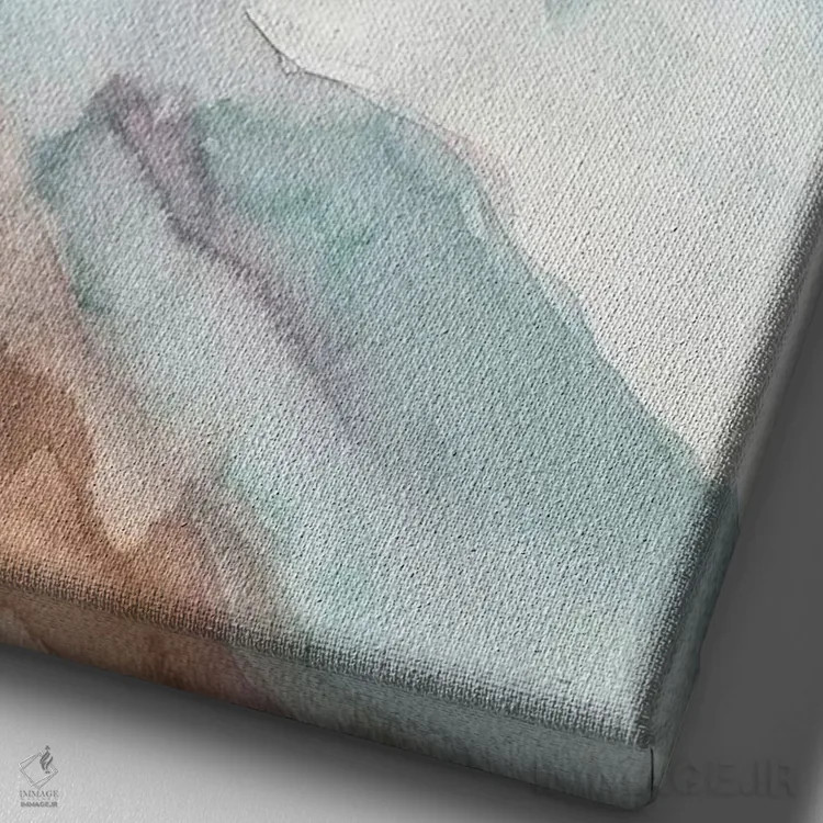 تابلو نسیم اقیانوس اثر آلبینا براتچِوا - نمای نزدیک بافت بوم