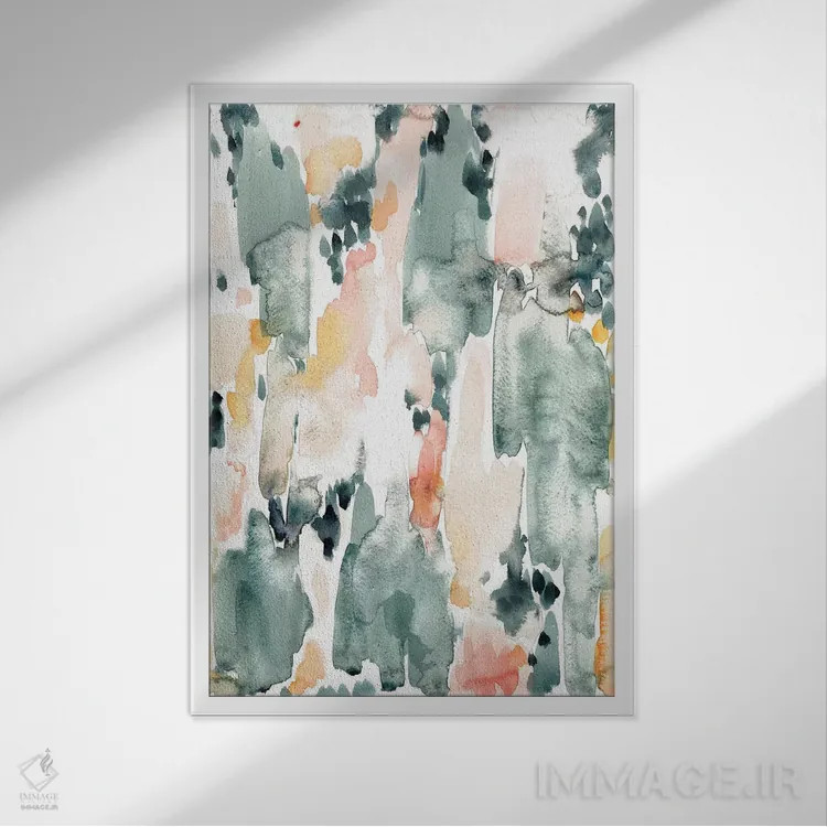 تابلو سرسبز اثر آلبینا براتچِوا - نمای قابدار سفید