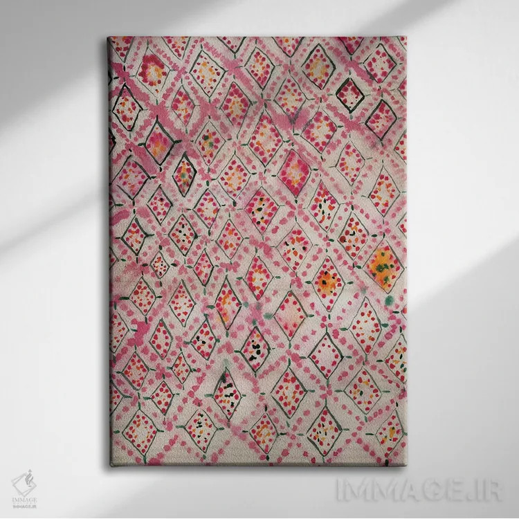 تابلو فرش مراکشی I اثر آلبینا براتچِوا - نمای روبهرو روی دیوار