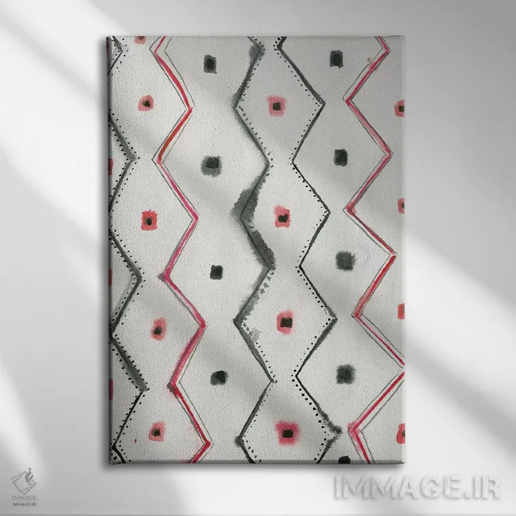 تابلو چشمان مار اثر آلبینا براتچِوا - نمای روبهرو روی دیوار