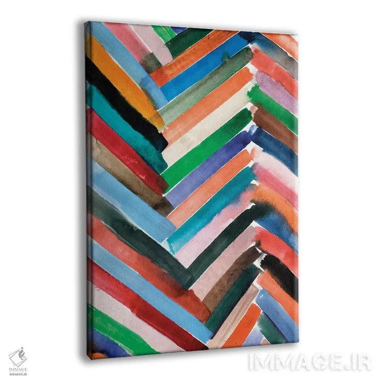 تابلو انتزاعی آبرنگی VI اثر آلبینا براتچِوا - نمای پرسپکتیو محصول