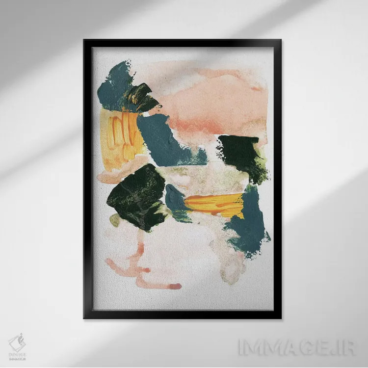 تابلو ورود اثر آلبینا براتچِوا - نمای قابدار مشکی