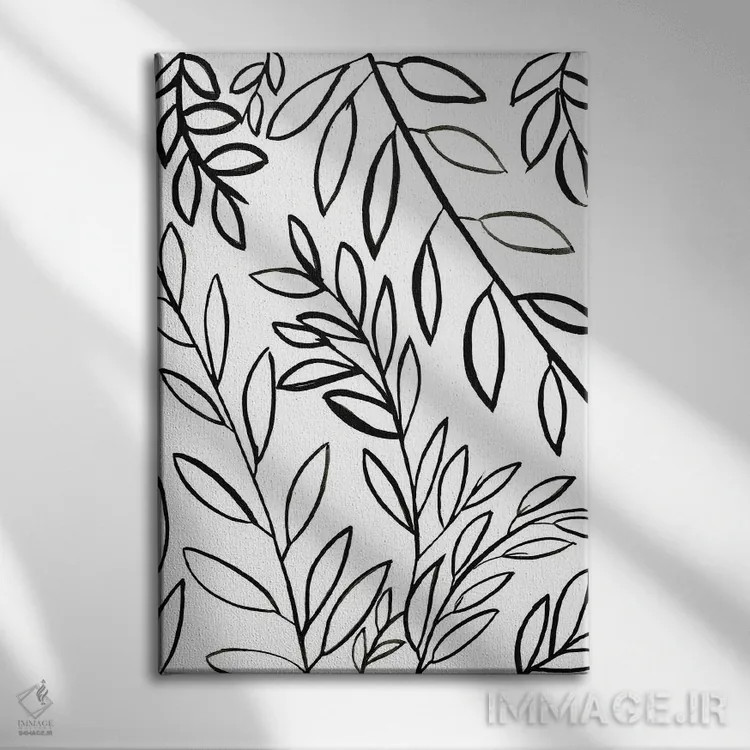 تابلو سیلوئت (طرح سایه) اثر آلبینا براتچِوا - نمای روبهرو روی دیوار